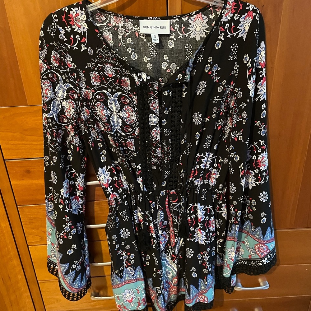 Run Chinta Run floral print romper with cutouts